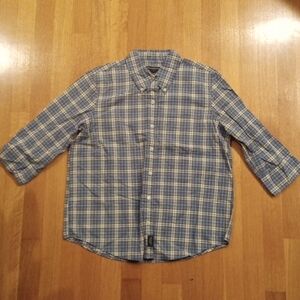 Vintage Abercrombie & Fitch Plaid Button Down Casual Women's Top Small